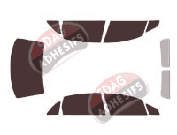 Kit film teinté Citroën C4 (1) Berline 4 portes (2007 - 2018) Kit film teinté Citroën C4 (1) Berline 4 portes (2007 - 2018)