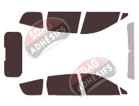Kit film teinté Renault Scenic (3) Long 5 portes (2009 - 2017) Kit film teinté Renault Scenic (3) Long 5 portes (2009 - 2017)