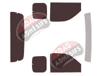 Kit film teinté Ford Ranger (3) Super Cab Pick-up 2 portes (1998 - 2007)