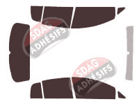 Kit film teinté Volkswagen Golf (6) Plus 5 portes (2009 - 2014) Kit film teinté Volkswagen Golf (6) Plus 5 portes (2009 - 2014)