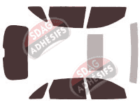 Kit film teinté Hyundai ix55 5 portes (2007 - 2013)