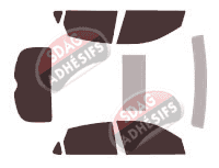 Kit film teinté Infiniti EX 5 portes (2007 - 2014)
