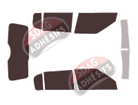 Kit film teinté Skoda Fabia (2) 5 portes (2007 - 2014) Kit film teinté Skoda Fabia (2) 5 portes (2007 - 2014)