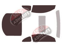 Kit film teinté Hyundai Genesis (1) Coupe 3 portes (2009 - 2013)