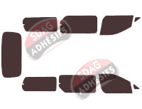 Kit film teinté Hyundai Satellite (2) 5 portes (2007 - 2023)