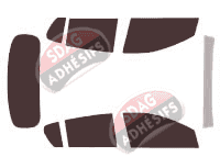 Kit film teinté Hyundai i20 (1) 5 portes (2009 - 2014)