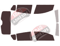 Kit film teinté Lancia Delta 5 portes (2008 - 2014)