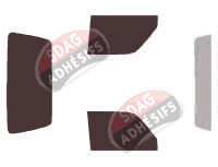 Kit film teinté Daihatsu Hijet Van Utilitaire 3 portes (1996 - 2004)