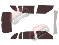 Kit film teinté Skoda Fabia (2) Combi Break 5 portes (2007 - 2015)