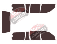 Kit film teinté Lexus LX (2) 5 portes (1998 - 2007) Kit film teinté Lexus LX (2) 5 portes (1998 - 2007)