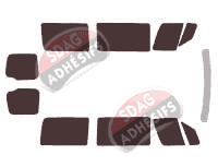 Kit film teinté Mercedes-Benz Sprinter (2) Court 5 portes (2006 - 2018)