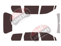 Kit film teinté Mitsubishi Space (3) Wagon 5 portes (1999 - 2004)
