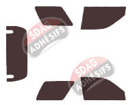 Kit film teinté Opel Frontera (A) 3 portes (1991 - 1998) Kit film teinté Opel Frontera (A) 3 portes (1991 - 1998)
