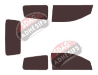 Kit film teinté Daihatsu Cuore (6) 3 portes (2003 - 2008) Kit film teinté Daihatsu Cuore (6) 3 portes (2003 - 2008)