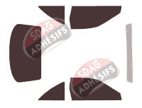 Kit film teinté Fiat Coupe (1) Coupe 2 portes (1993 - 2000)
