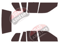 Kit film teinté Suzuki Swift (2) 5 portes (1988 - 1994) Kit film teinté Suzuki Swift (2) 5 portes (1988 - 1994)