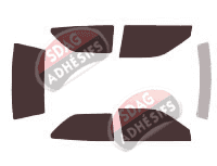 Kit film teinté Suzuki Swift (2) 3 portes (1988 - 1994) Kit film teinté Suzuki Swift (2) 3 portes (1988 - 1994)