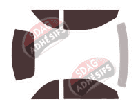 Kit film teinté Toyota Solara (1) Cabriolet 2 portes (1998 - 2003)