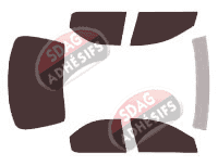 Kit film teinté Chrysler Cirrus Berline 4 portes (1995 - 1999)