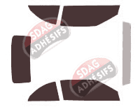 Kit film teinté Chrysler Cirrus Cabriolet 2 portes (2007 - 2011)
