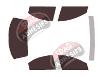 Kit film teinté Chrysler LHS Berline 4 portes (1998 - 2001)