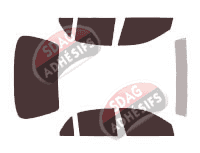 Kit film teinté Buick Century Berline 4 portes (1996 - 2005)