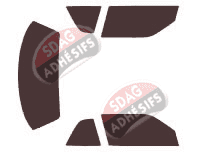 Kit film teinté Buick Regal (3) Coupé 2 portes (1988 - 1996)