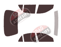 Kit film teinté Buick Regal (4) Berline 4 portes (1997 - 2005) Kit film teinté Buick Regal (4) Berline 4 portes (1997 - 2005)