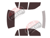 Kit film teinté Buick Skylack Berline 4 portes (1991 - 1998)