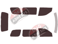 Kit film teinté Buick Terraza 5 portes (2003 - 2007)