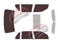 Kit film teinté Cadillac Deville (15) Berline 4 portes (2000 - 2005)