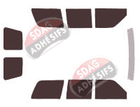 Kit film teinté Cadillac Escalade (1) 2 Portes Arriéres 5 portes (1998 - 2001) Kit film teinté Cadillac Escalade (1) 2 Portes Arriéres 5 portes (1998 - 2001)