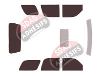 Kit film teinté Cadillac Escalade (2) 5 portes (2001 - 2006)
