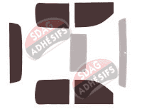 Kit film teinté Cadillac Escalade (3) EXT Pick-up 4 portes (2006 - 2014) Kit film teinté Cadillac Escalade (3) EXT Pick-up 4 portes (2006 - 2014)