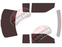 Kit film teinté Cadillac Eldorado (11) Coupé 2 portes (1992 - 2002)