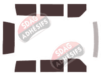 Kit film teinté Chevrolet Astro Van Long 5 portes (1985 - 2005)