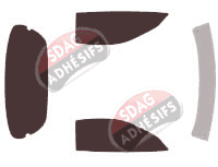 Kit film teinté Chevrolet Corvette (5) C5 Coupe 2 portes (1999 - 2004) Kit film teinté Chevrolet Corvette (5) C5 Coupe 2 portes (1999 - 2004)