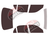 Kit film teinté Chevrolet Prizm Berline 4 portes (1998 - 2002)