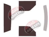Kit film teinté Chevrolet S-10 (1) Simple Cab Pick-up 2 portes (1982 - 1993)