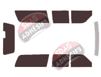 Kit film teinté Chevrolet Suburban (9) 5 portes (1992 - 1999)