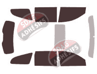 Kit film teinté Chevrolet Traverse (2) 5 portes (2009 - 2017)