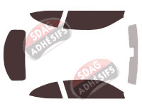 Kit film teinté Lexus IS (2) Cabriolet 2 portes (2009 - 2015)