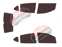 Kit film teinté Daewoo Rezzo Tacuma 5 portes (2000 - 2008)