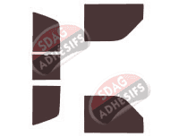 Kit film teinté Dodge Dakota (1) Simple Cab Pick-up 2 portes (1986 - 1989)