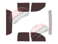 Kit film teinté Dodge Dakota (3) Quad Cab Pick-up 4 portes (2005 - 2013)