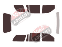 Kit film teinté Dodge Durango (1) 5 portes (1998 - 2004)