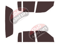 Kit film teinté Dodge Spirit Berline 4 portes (1989 - 1995)