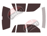 Kit film teinté Dodge Shadow Berline 4 portes (1986 - 1994)