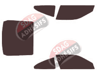 Kit film teinté Eagle Talon Coupé 2 portes (1990 - 1994) Kit film teinté Eagle Talon Coupé 2 portes (1990 - 1994)