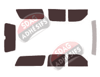 Kit film teinté Gmc Yukon (2) XL 5 portes (2000 - 2006)